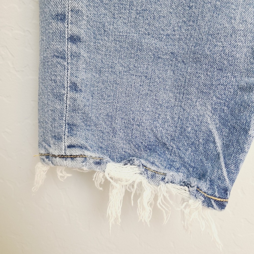 Agolde Straight Leg Jeans in Light Blue Wash - Picture 6 of 13